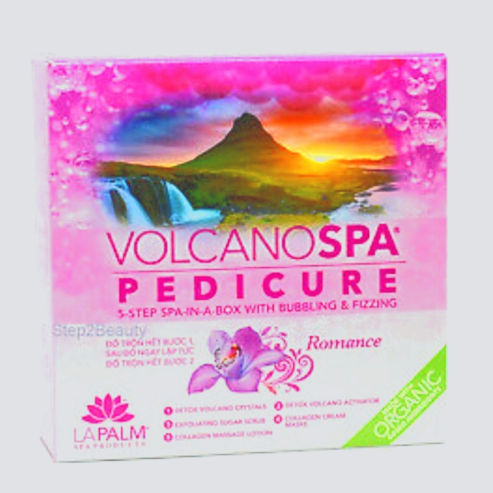 Volcano Spa Bubbling fizz pedicure in box romance